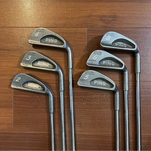 Ping Karsten I Black Dot Irons 2,3,4,5,6,8 Steel Shaft Right Hand RH